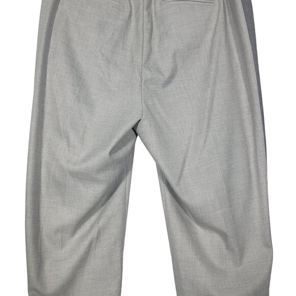 J.Jill Women's Two Toned Striped Grey Elastic Waistband Pull On Pants Size 18P - Picture 9 of 12